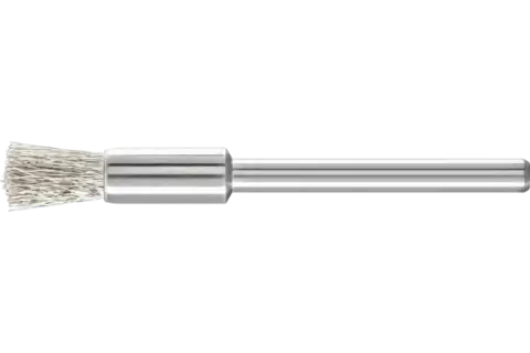 Carda brocha miniatura PBU Ø 5 mm, mango Ø 3 mm alambre de acero inoxidable Ø 0,10 1