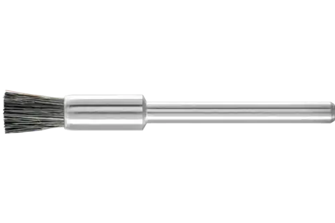 Miniature end brush PBU dia. 5 mm shank dia. 3 mm black boar bristle 1