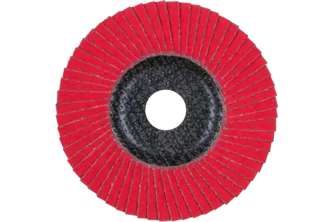 Flap Disc, 5″ x 5/8-11, CO-COOL SG STEELOX, 60 Grit, T27, Flat, Ceramic oxide 3