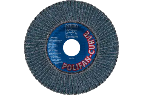 POLIFAN CURVE flap disc PFR 125x22.23 mm width M Z40 SGP STEELOX for steel/stainless steel 3