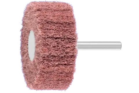 POLINOX vliesslijpstift PNL Ø 60x25 mm stift-Ø 6 mm A180 voor fijnslijpen & finish 1