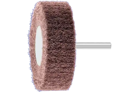 Disco de desbaste POLINOX montado não tecido PNL, diâm. 80x25 mm, diâm. da haste de 6 mm, A280 para desbaste fino e acabamento 1