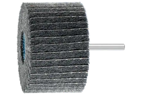 Meule sur tige en non-tissé POLINOX PNZ Ø 80x50 mm, tige Ø 6 mm, SIC180 pour ponçage fin et finition 1