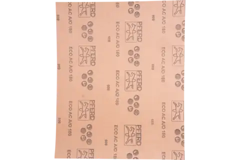 POS universal paper-backed abrasive sheet aluminium oxide 230x280 mm BP ECO AC A180 with non-stick coating 2