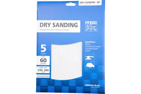 Waterproof paper-backed abrasive sheet 230x280 mm BP-W ECO PAINT SiC2500 for working on paint 3