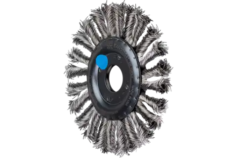 COMBITWIST Rundbürste gezopft RBG Ø 125x12x22,2 mm Edelstahl-Draht-Ø 0,50mm Winkelschleifer 2