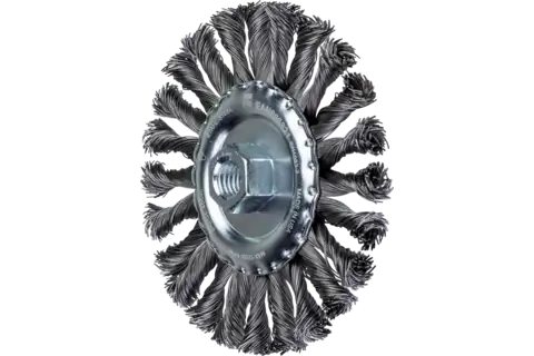 COMBITWIST Rundbürste gezopft RBG Ø 125x12 mm M14 Stahl-Draht-Ø 0,50mm Winkelschleifer 2