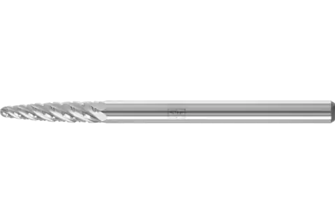 Fraise lime carbure hautes performances, ogive à bout arrondi RBF Ø 03x13 mm, tige Ø 3 mm TITANIUM pour titane 1