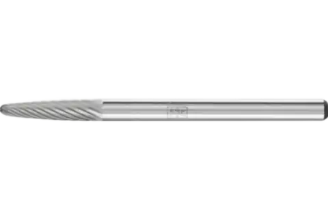 Lima rotativa em carboneto de tungstênio em forma de árvore com ponta radial RBF diâm. 03x13 mm diâm. da haste 3 mm Z5 fino universal 1
