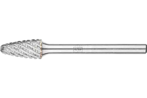 Fresa de metal duro de alto rendimiento forma árbol RBF Ø 06x13 mm, mango Ø 3 mm, TITANIUM para titanio 1