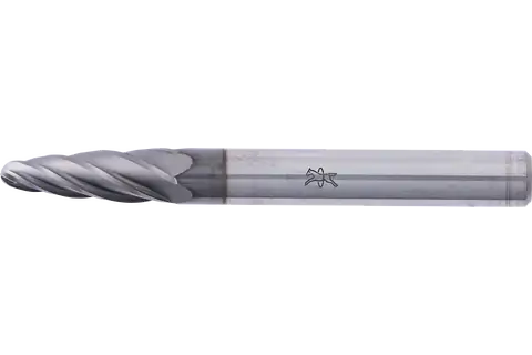 Lima rotativa carboneto de tungstênio, alto desemp., ALU, forma árv., pta radial RBF, Ø 06x18 mm, Ø haste 6 mm, revest. HICOAT p/ alu./metais não ferr