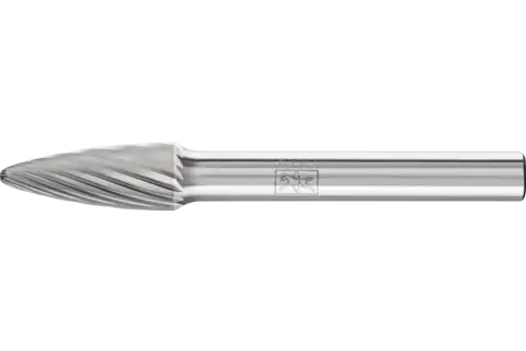 Fresa de metal duro forma árbol RBF Ø 08x20 mm, mango Ø 6 mm, Z3 medio universal 1