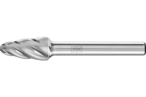 Hartmetall Hochleistungsfrässtift ALU Rundbogen RBF Ø 10x20mm Schaft-Ø 6mm für Alu/NE Metalle 1