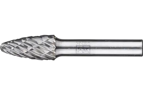 Hartmetall Hochleistungsfrässtift CAST Rundbogen RBF Ø 12x25 mm Schaft-Ø 8 mm für Gußeisen 1