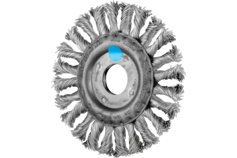 COMBITWIST wheel brush knotted RBG dia. 115x12x22.2 mm stainless steel wire dia. 0.50 mm angle grinders 1
