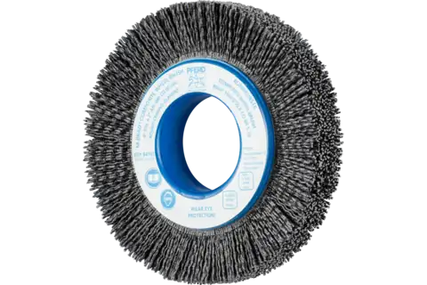COMPOSITE wheel brush RBUP dia. 150x25x50.8 mm hole ceramic filament dia. 1.10 mm grit 80 stationary 1