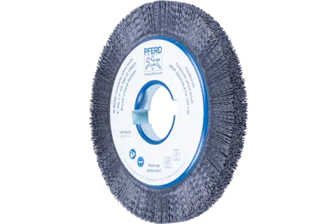 COMPOSITE wheel brush RBUP dia. 200x13x50.8 mm hole ceramic filament dia. 1.10 mm grit 120 stationary 1