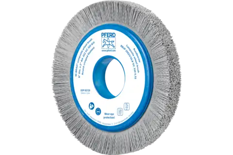 COMPOSITE wheel brush RBUP dia. 200x25x50.8 mm hole SiC filament dia. 0.55 mm grit 320 stationary 1