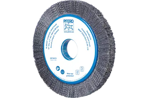 COMPOSITE wheel brush RBUP dia. 250x25x50.8 mm hole ceramic filament dia. 1.10 mm grit 80 stationary 1