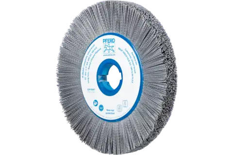 COMPOSITE FLEX wheel brush RBUP dia. 300x25x50.8 mm hole SiC filament dia. 0.90 mm grit 180 stationary 1
