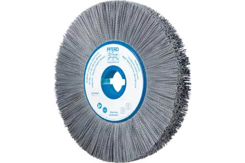COMPOSITE FLEX wheel brush RBUP dia. 350x25x50.8 mm hole SiC filament dia. 0.90 mm grit 180 stationary 1