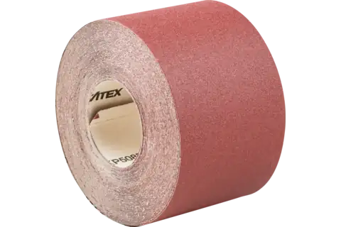 Rollo de lija de corindón Papel SBR, ancho 115 mm x largo 25 m A80 para aplicación universal 1