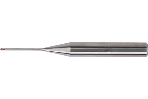 Vollradiusfräser Performance Hardened Steel mit zwei Schneiden HB2H, Vollradius mit verstärktem Schaft - metrisch