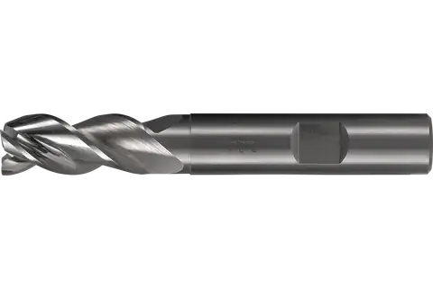 Performance Aluminum solid carbide end mill with three flutes HC3N, chamfer corner design – imperial