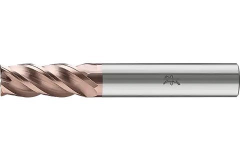 Performance Stainless solid carbide end mill with four flutes HC4M, radius corner design – imperial