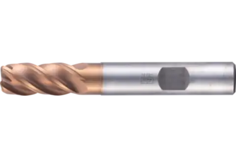 VHM-frees Ø20 mm, 4 snedes, 2xDC, schuinkant 4 mm, AlTiN/TiSiXN-coating, schacht HB, Performance Roestvrij 1
