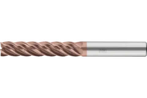 Solid carbide end mill dia. 12 mm, 5 blades, with chip breaker, 5xDC, radius 0.5 mm, AlTiN/TiSiXN coating, HB shank, Performance Stainless 1