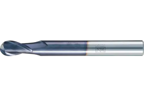 VHM ball nose mill, extra-long, 2 flutes, diameter 12.7 mm TiAlN shank HA Universal Line profile milling 1