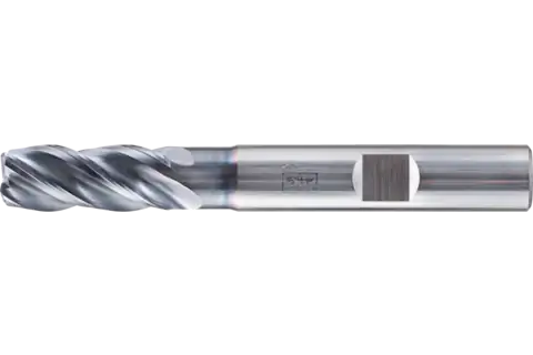 VHM köşe frezesi uzun, 4 kesici, çap 8 mm, radyüs 1.0 mm TiAlN sap HB Üniversal Seri pürüzlendirme, finisaj, yuva kesimi 1