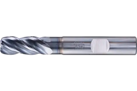 VHM corner mill long, 4 blades, diameter 10 mm, radius 1.5 mm TiAlN shank HB Universal Line roughing finishing slot cutting 1