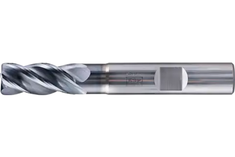 VHM corner mill long, 4 blades, diameter 10 mm, radius 2.0 mm TiAlN shank HB Universal Line roughing finishing slot cutting 1