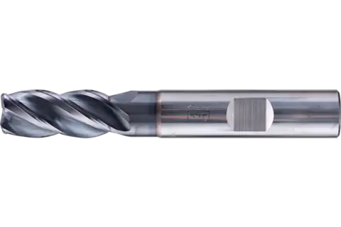VHM corner mill long, 4 blades, diameter 12 mm, radius 1.5 mm TiAlN shank HB Universal Line roughing finishing slot cutting 1