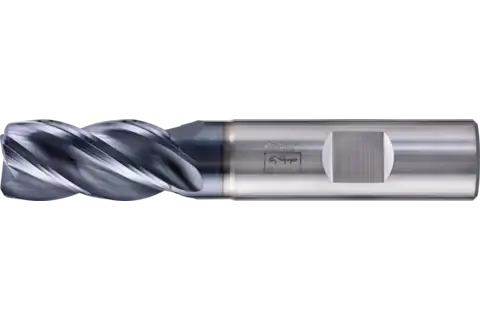 VHM corner mill long, 4 blades, diameter 16 mm, radius 1.5 mm TiAlN shank HB Universal Line roughing finishing slot cutting 1