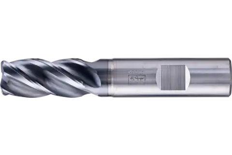 VHM corner mill long, 4 blades, diameter 16 mm, radius 2.0 mm TiAlN shank HB Universal Line roughing finishing slot cutting 1