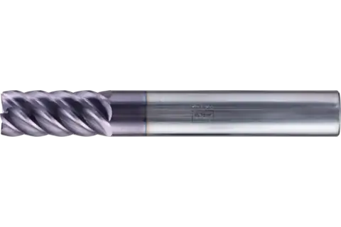 Universal end mill with six/eight cutting edges UC6/8, Sharp corner design