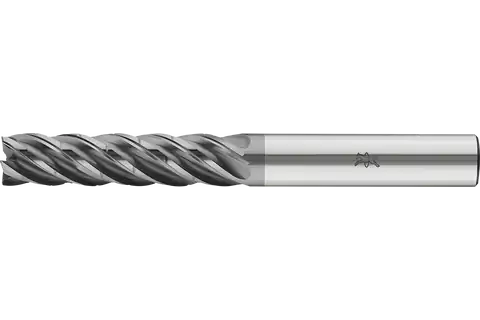 Universal solid carbide end mill with five flutes UCD5, radius corner design with chip dividers, 4xD – imperial