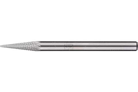 Tungsten carbide high-performance burr MICRO conical pointed SKM dia. 03x11 mm shank dia. 3 mm finishing 1