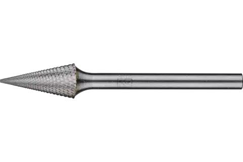 Tungsten carbide high-performance burr MICRO conical pointed SKM dia. 06x13 mm shank dia. 3 mm finishing 1
