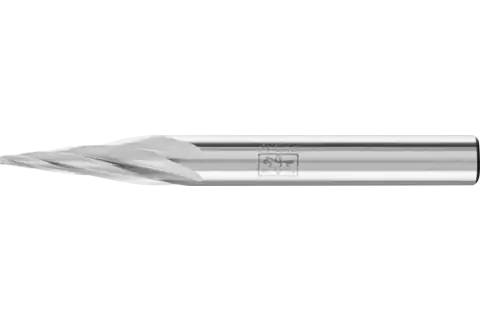 Tungsten carbide burr conical pointed SKM dia. 06x18 mm shank dia. 6 mm Z1 universal coarse 1