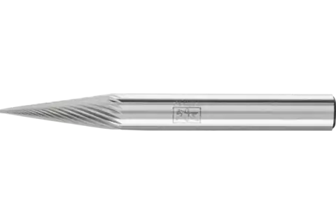 Hardmetalen stiftfrees spitse kegelvorm SKM Ø 06x18 mm stift-Ø 6 mm Z5 universeel fijn 1