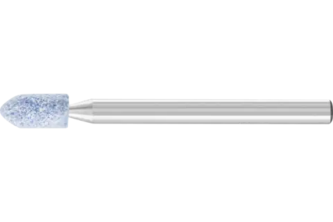 TOUGH mounted point pointed tree dia. 4x8 mm shank dia. 3 mm CO100 for materials that are difficult to machine 1