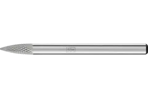Hartmetall Hochleistungsfrässtift MICRO Spitzbogen SPG Ø 03x07 mm Schaft-Ø 3 mm Feinbearbeitung 1