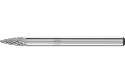 Hartmetall Frässtift Spitzbogen SPG Ø 03x07 mm Schaft-Ø 3 mm Z4 universal mittel fein 1