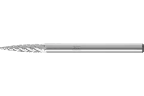 Fresa de metal duro de alto rendimiento ojival SPG Ø 03x13 mm, mango Ø 3 mm, TITANIUM para titanio 1