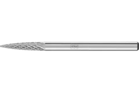 Hartmetall Frässtift Spitzbogen SPG Ø 03x13 mm Schaft-Ø 3 mm Z4 universal mittel fein 1