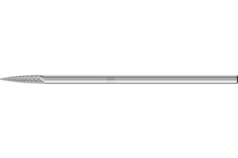 Tungsten carbide burr pointed tree SPG dia. 03x13 mm shank dia. 3x75 mm Z5 universal fine 1